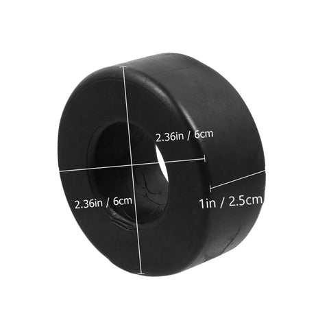 Round Rubber Bumpers 4 Pack Anti Shock Gaskets For Exercise Machines Gym Equipment Pads Easy Install Feet Cushions Durable Rubber Bumpers For Home Gym Treadmills Ellipticals Weight Benches And More