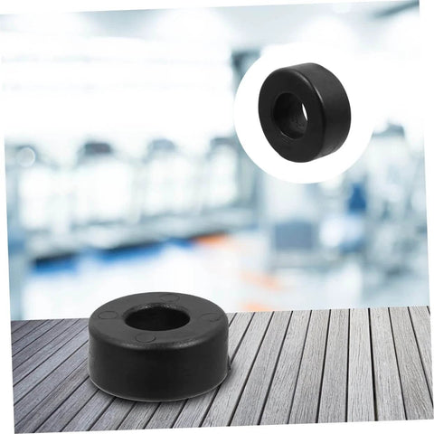 Round Rubber Bumpers 4 Pack Anti Shock Gaskets For Exercise Machines Gym Equipment Pads Easy Install Feet Cushions Durable Rubber