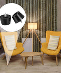 Living room with chairs using Cutting Board Feet 16 Pack Round Rubber Feet Bumpers Non Slip Pads With Stainless Steel Screws.