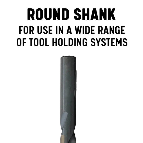 KFD Series High Speed Steel Drill Bits Split Point One Eighth Inch with round shank for tool holding systems.