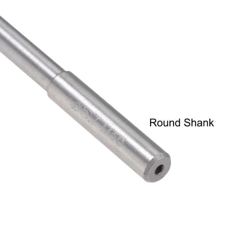 5.8mm Chucking Reamer HSS Cobalt M35 Lathe Tool D4 With 6 Straight Flutes Round Shank Milling Cutter for metals close-up view