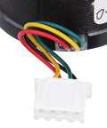 Close-up of wiring and connectors for 2 Phase 1.8 Step Angle Round Stepper Motor DC2.4V 1A 36mm for 3D Printer Extruder Widely Used in X1 or P1 Series