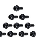 10 Piece Router Bit Bearing Set Top Bearings For Flush Trim Router Bits with set screws for precise grooving and repair.
