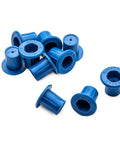Router Bit Storage Inserts Set For 1/4 And 1/2 Inch Shank Router Bits, Durable Molded Polyethylene Organizers in blue color