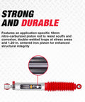 RS9000XL Adjustable Suspension Shock Absorber For Ford F150 2004 Through 2019 And Lincoln Mark LT with visible piston rod