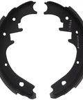 2004 Toyota Echo Rear RS754 Drum Brake Shoe Set, 1 Set, with detailed lining and shoe shape view.