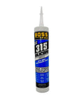 Image of All Weather Silicone Sealant That Sticks Like A Pro RTV 100 Percent Clear Weatherproof Adhesive For Metal Glass Wood Rubber Fabric And Ceramics Will Not Shrink Or Sag Ideal For Overhead And Vertical Joints With Extreme Temperature Resistance 10.1 Ounce, showing front view of product in a 10.1oz tube.