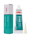 Translucent RTV Coating Adhesive Sealant for Electronics and Battery Boards, 100ml tube with clear nozzle, packaging visible