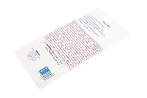 Back view of RTV Engine Sealant For Oil Pan, Front And Rear Covers, T Joints, Manifold Ends And Cam Seals, Quick Setting Gasket Sealant package.