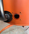 Installation view of Grillin Ready High Temp BBQ Smoker Gasket Sealer RTV Adhesive 10 Oz Cartridge on smoker surface