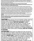 Back label of red high-temp RTV silicone sealant tube showing safety and application instructions.