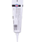 Back of a 2.8 oz tube of High Heat RTV Sealant And Automotive Adhesive For Heat Tabs, Gaskets, And More, Industrial Grade Silicone