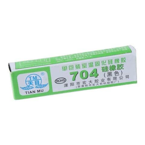 Box of Heavy Duty RTV Silicone Adhesive 704 Rubber Glue 45g For Electronics, Machinery And Hardware Use RoHS Compliant Sealant