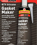DynaBlack RTV Silicone Gasket Maker 85G Tube Black Sealant For Auto Oil And Water Resistant Windshield Sealant Rubber Sealant Durable Gasket Maker For Engine And Weatherproof Seals in packaging