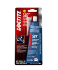 Auto Grade RTV Silicone Gasket Maker Blue 587 Pro Grade High Temp Oil Resistant Sensor Safe Non Corrosive Flexible Sealant 80 ml