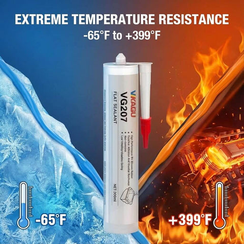 RTV Silicone Gasket Maker For Formed In Place Gaskets Sensor Safe High Temp Oil Resistant 10.14 Fl Oz Cartridge