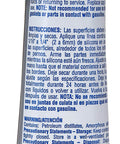 Back view of 3 oz tube of High-Temp Red RTV Silicone Gasket Maker with instructions, heavy-duty sealant for replacing cut gaskets.