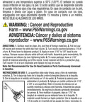 Instructions and warnings for Loctite RTV Silicone Gasket Maker, product label detailing High Temp RTV Silicone Gasket Maker And Flange Sealant For Cars And Auto Projects, Garage Grade Metal Safe Sealant In Metallic Blue, 190 mL Power Can, Delivers Strong Bond Under Movement And Resists Cracking And Migration.