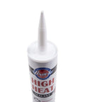 Close-up of Heavy Duty High Temp RTV Silicone Gasket Sealant 10.2 Oz Cartridge, front view with nozzle cap visible.