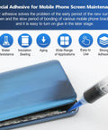 Go To RTV Silicone Adhesive Glue For Phone Screen Replacement And Repair, LCD Display Touch Screen Bonding Sealant application