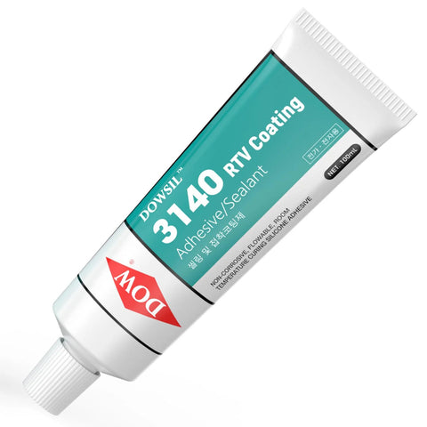 Go To High Temperature Silicone RTV Sealant Adhesive In A 1.8 Oz Tube Waterproof And Insulating Flexible Sealant