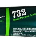 All Purpose RTV Silicone Sealant For Aluminum And Surfaces One Component Adhesive That Cures At Room Temperature To A Strong Flexible Rubber 3 Oz Tube
