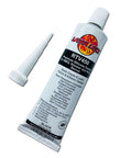 Black Food Safe BBQ Adhesive For High Temperature Grills Smokers And Wood Stoves 3 Oz RTV Silicone Sealant tube with nozzle