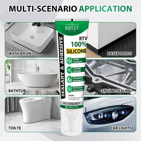 Go To RTV Silicone Sealant For Any Job Waterproof Flexible Caulk With A Strong Bond And Crack Resistance Multi Surface Sealant 5 Oz