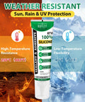 Go To RTV Silicone Sealant For Any Job Waterproof Flexible Caulk with weather-resistant properties displayed
