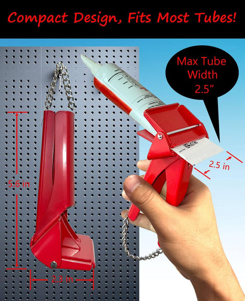Industrial 2.5 Inch RTV Silicone Squeezer Tool For Automotive Repairs And HVAC Sealing Reduces Waste And Hand Fatigue Boosts Efficiency