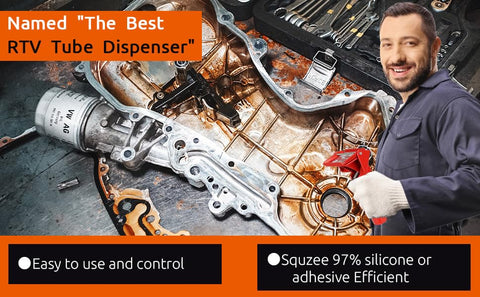 RTV Tube Extrusion Tool With Precision Squeeze For Silicone And Flexible Tubes Empty Every Drop With Consistent Pressure
