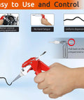 Hand holding RTV Tube Extrusion Tool With Precision Squeeze For Silicone And Flexible Tubes Empty Every Drop With Consistent Pressure