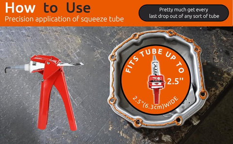 RTV Tube Extrusion Tool With Precision Squeeze For Silicone And Flexible Tubes Empty Every Drop With Consistent Pressure
