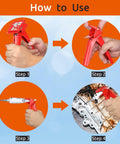 RTV Tube Extrusion Tool With Precision Squeeze For Silicone And Flexible Tubes Empty Every Drop With Consistent Pressure steps
