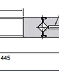 RU124UU Cross Roller Slewing Ring Turntable Bearing 80x165x22mm - VXB Ball Bearings