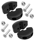Two Pack Three Eighths Inch Air Hose Reel Rubber Stopper Replacements For Spring Driven Reels Adjustable Auto Rewind