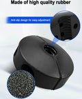 Close-up of Two Pack Three Eighths Inch Air Hose Reel Rubber Stopper Replacements For Spring Driven Reels showing anti-slip design.