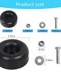 Heavy Duty Rubber Anti Vibration Feet Pads provide quiet, stable operation for generators with bolts and nuts visible.