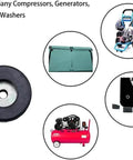 Heavy Duty Rubber Anti Vibration Foot Pad Isolators For Pressure Washers, Compressors, Generators And Other Machinery