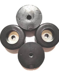 Heavy Duty Anti Vibration Foot Pad Isolator Rubber Bumpers For Air Compressors Generators Sound Machines Power Amplifiers And Furniture