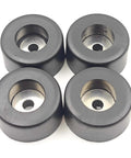 Heavy Duty Rubber Anti Vibration Foot Pad Isolators For Pressure Washers, Compressors, Generators And Other Machinery, 1-1/2 Inch Diameter, 3/4 Inch Height, 1/4 Inch Hole, Set Of 4 Anti Slip Pads