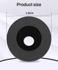 Front view of Mercedes Benz Rubber Bearing Mount Kit Two Pack For A Class B Class C Class E Class G Class S Class V Class CLA CLK GLA ML SLK Sprinter Valente Viano Vito Vehicles Replace 6040940085 6119970481 Durable Rubber Vibration Dampening And Easy Install, showing round durable rubber mount with 1.54 inch diameter