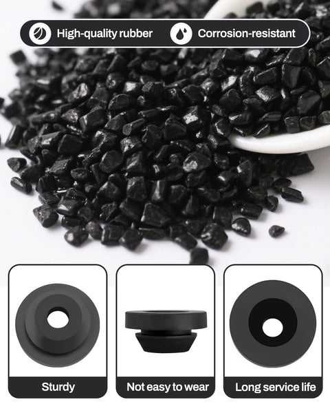 High-quality rubber material for Mercedes Benz Rubber Bearing Mount Kit Two Pack For A Class B Class C Class E Class G Class S Class V Class CLA CLK GLA ML SLK Sprinter Valente Viano Vito Vehicles Replace 6040940085 6119970481 Durable Rubber Vibration Dampening And Easy Install
