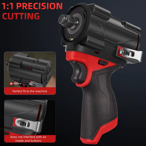 Protect your M12 FUEL Stubby Wrench with a rugged rubber boot cover that cushions the nose and grip, sealing out water, oil, dust and impacts; its wide, easy fit for 3/8 and 1/2 inch wrenches delivers quick, lasting protection on every job.