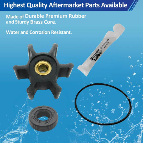 Pro Grade Impeller, O-Ring And Oil Seal Kit For Milwaukee M18 Transfer Pumps Direct Replacement Of 49-16-2771 displayed