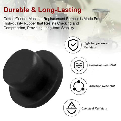 Anti Slip Rubber Feet Bumpers For Encore Coffee Grinder Replacement Feet, Tough Push In Base Cushions, single rubber foot