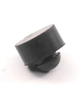 Push In Rubber Bumper With Tight Grip Stem Fits Quarter Inch Hole For Use In One Sixteenth Inch Panel Thickness, shown in close-up view