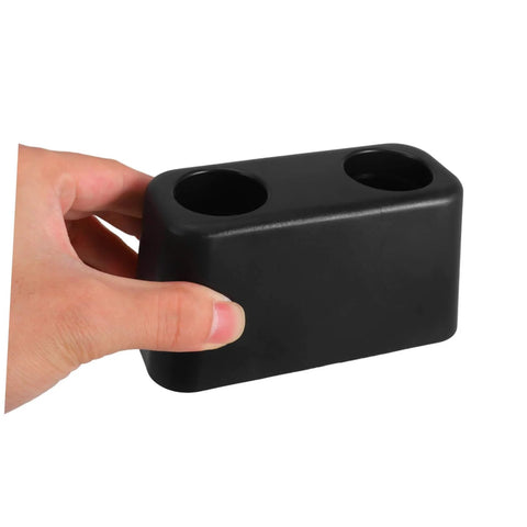 Rubber Bumper Stops For Equipment Vibration Damper Pads Shockproof Pad Mat For Machine Protection, black, held in hand.