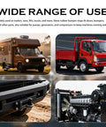 Two Pack 2.5 Inch Trailer Door Bumper Rubber Stops With Screws Nuts And Gaskets For Shock Absorption shown with vehicle applications.