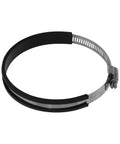 Rubber Coated Hose Clamp 11 To 13 Inches Adjustable Diameter Mounting Bracket Heavy Duty Stainless Steel For Trailer Auto Boat Marine And Utility